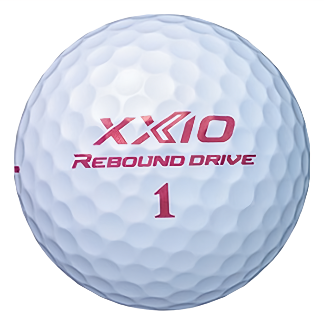 XXIO REBOUND DRIVE 高爾夫3層球, 白色, 1個, 1個