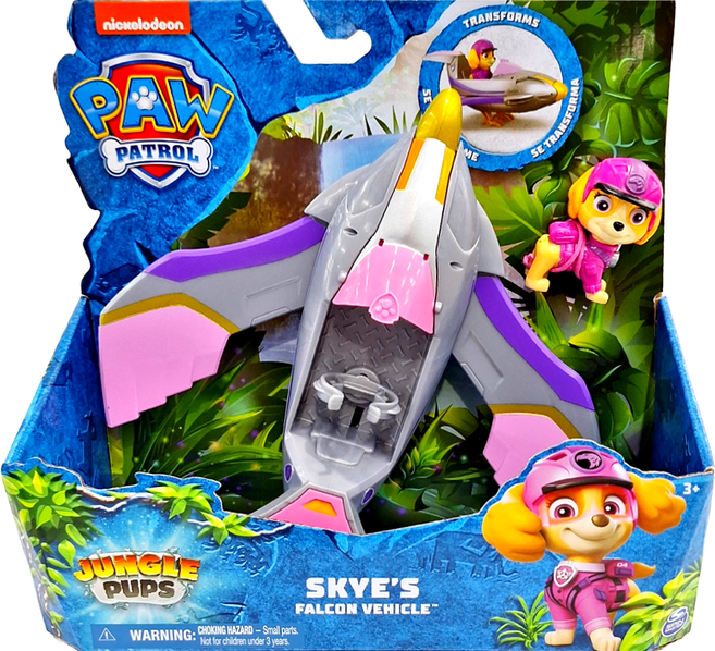 SPIN MASTER 汪汪隊立大功 救援車叢林狗狗, 天天 老鷹飛機 多色, 1組