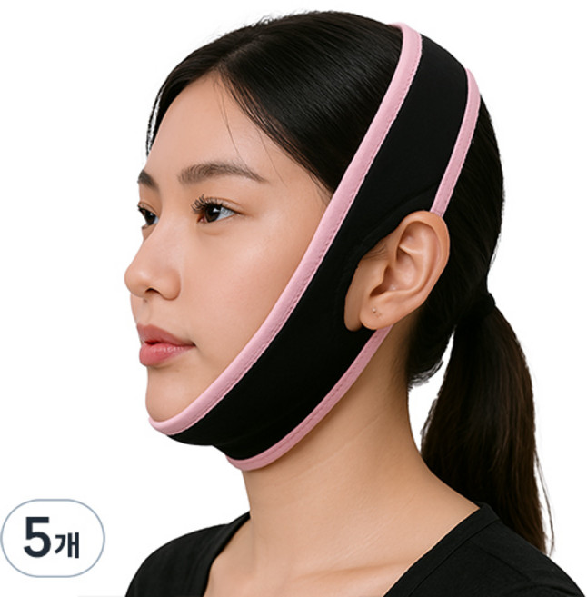 안이네 수면 입벌림 방지 밴드 핑크, 5개
