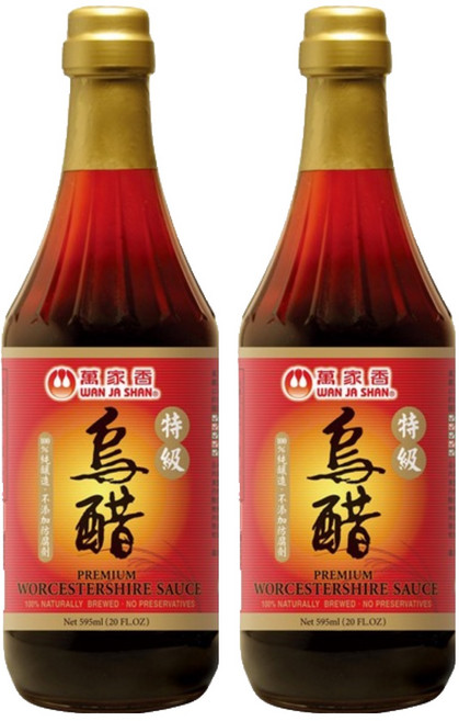 萬家香 特級烏醋 595ml 家庭料理調味好幫手, 2瓶