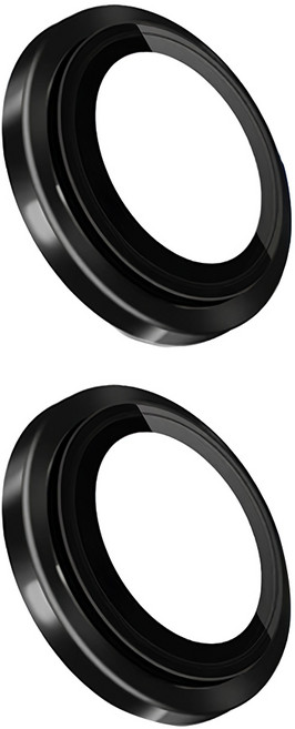 HODA 好貼 藍寶石 鏡頭保護貼 iPhone 15/15 Plus 0.27mm 原機結構 AR抗反射鍍膜 黑色 2顆