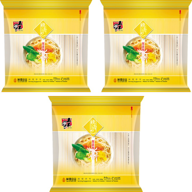 五木 雞蛋麵, 2kg, 3包