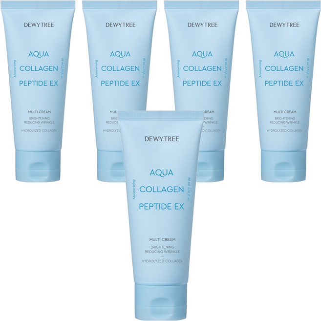 듀이트리 아쿠아 콜라겐 펩타이드 EX 멀티 크림, 80ml, 5개