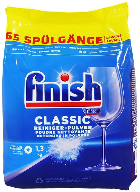 finish 洗碗機專用 洗滌粉, 1.3kg, 1袋