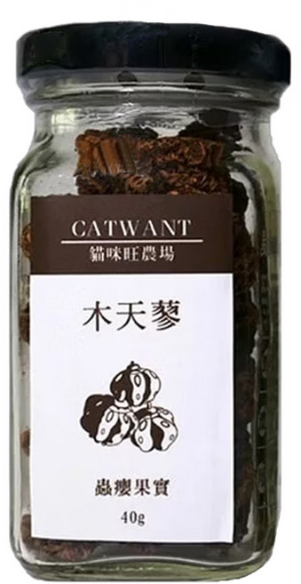 CATWANT 貓咪旺農場 木天蓼蟲癭果實顆粒, 木天蓼, 40g, 1罐
