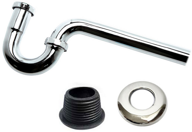 벽면 세면대 배수구 P트랩, 1개