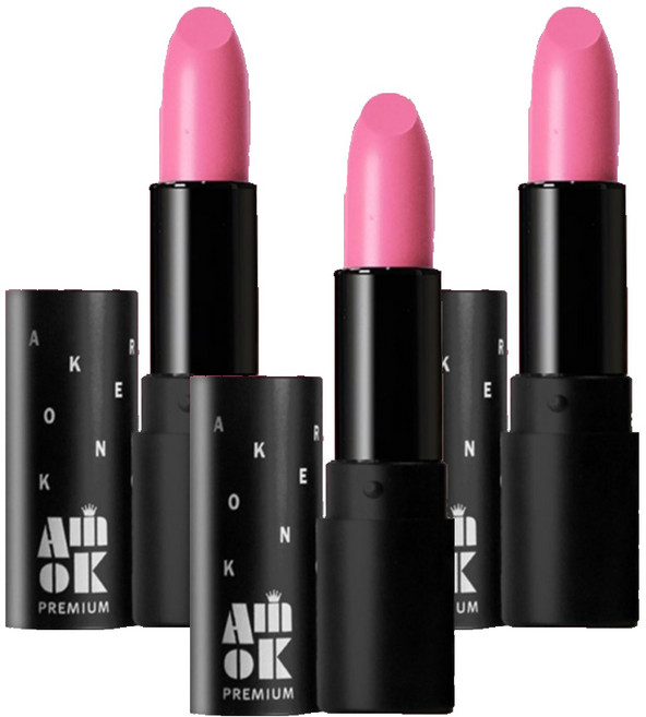 아미옥 프리미엄 립스틱, 3개, M121큐티풀