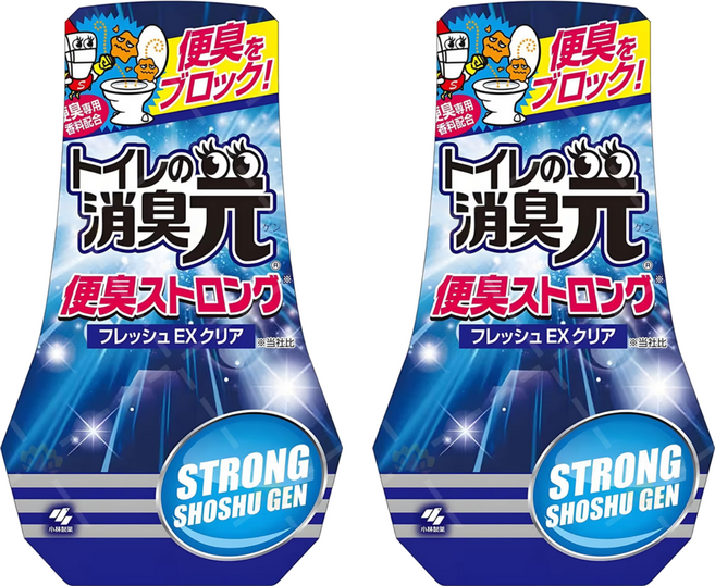 KOBAYASHI 小林製藥 消臭元 浴廁 消臭元 便臭專用, 400ml, 2瓶
