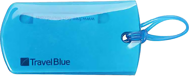 Travel Blue 英國藍旅 行李掛牌 TB103 PVC材質
