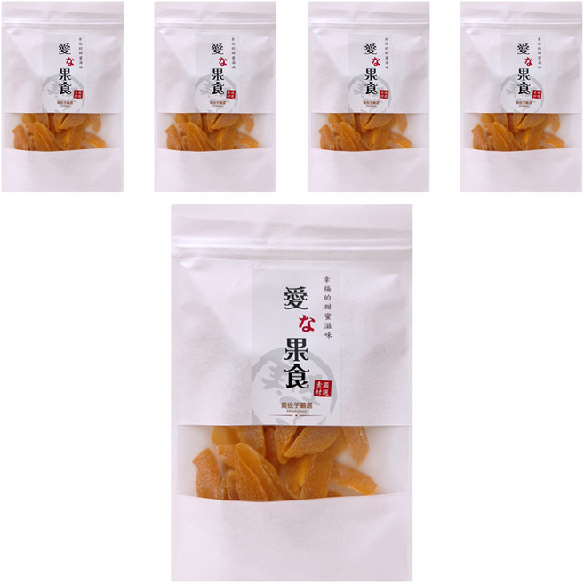 MISAKO 美佐子 嚴選果乾系列 特級水蜜桃乾, 5包, 120g