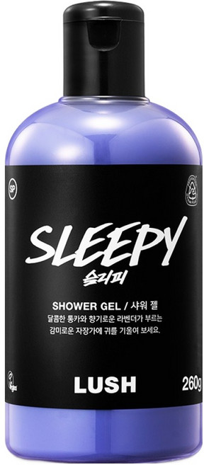러쉬 슬리피 샤워 젤 라벤더향, 260g, 1개