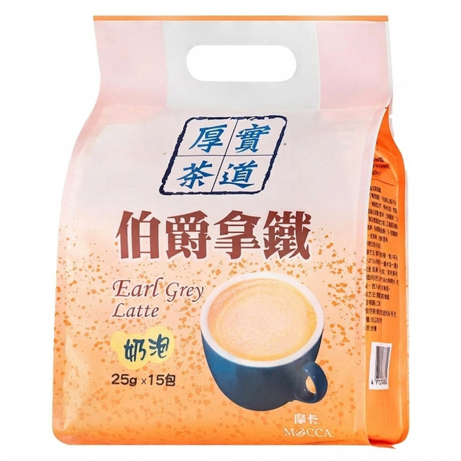 MOCCA 摩卡 厚實茶道 伯爵拿鐵, 25g, 15包, 2袋