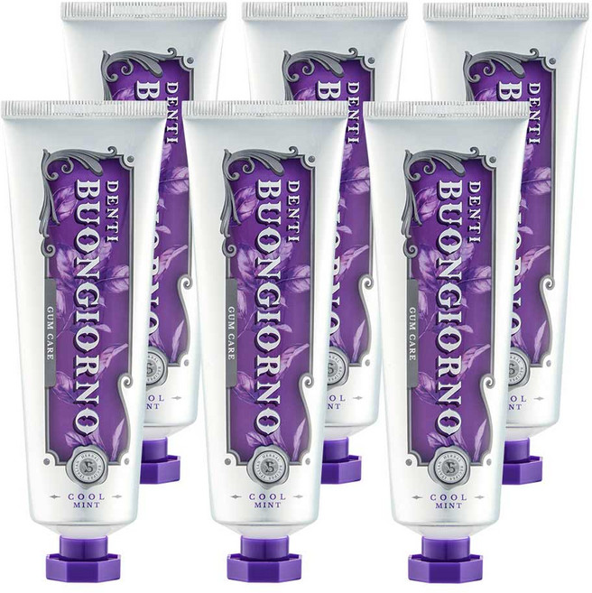 덴티본조르노 허니민트향 잇몸치약, 100g, 6개