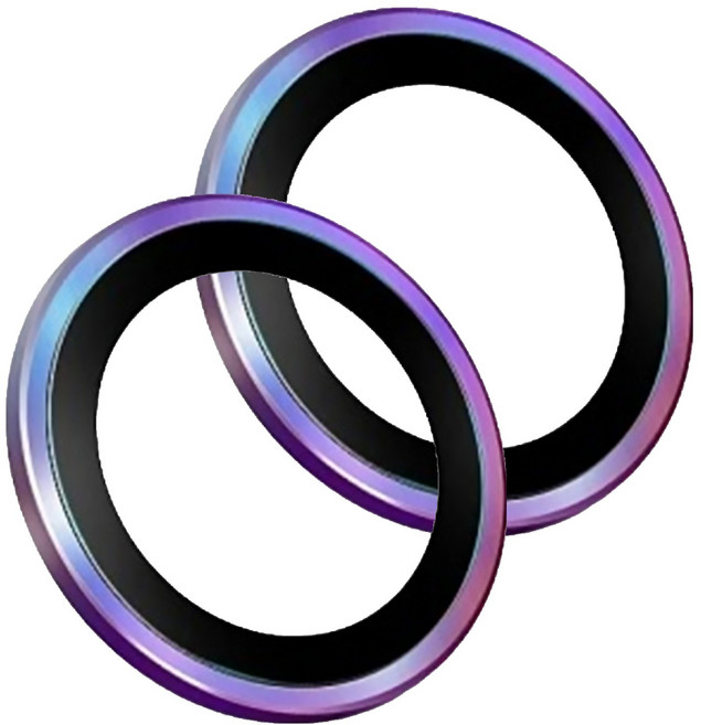 HODA 好貼 藍寶石鏡頭保護貼 燒鈦色, 2個