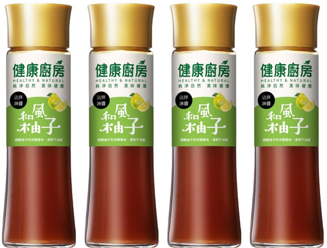 健康廚房 和風柚子拌醬, 200ml, 4瓶