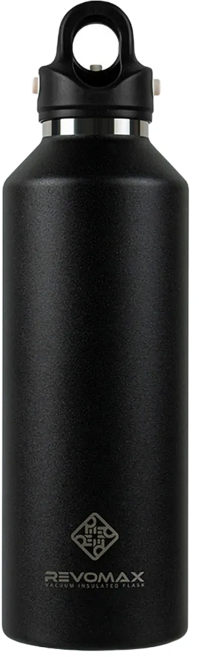 REVOMAX 銳弗 不鏽鋼秒開保溫瓶, 黑色, 950ml, 1個