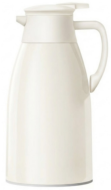 Mass 雙層保溫壺/熱水瓶 小, 皓月白, 1L, 1個