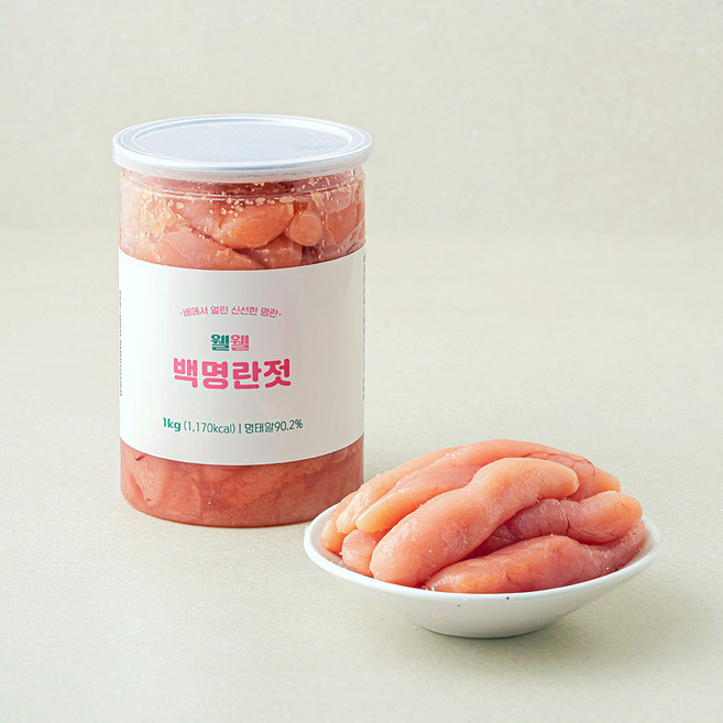 웰웰 백 명란젓 파지, 1개, 1kg