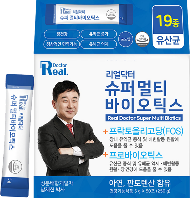 리얼닥터 슈퍼 멀티 바이오틱스 50p, 250g, 1개