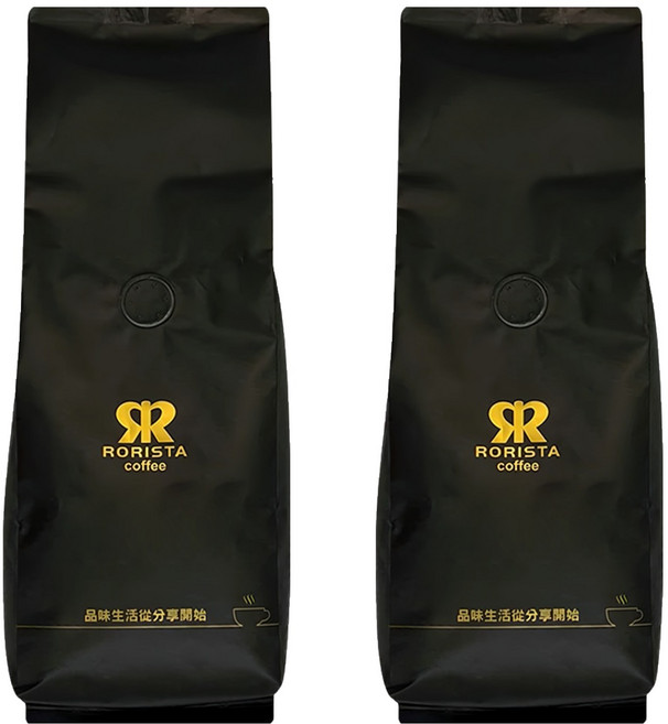 RORISTA 蘿莉絲塔 品味藍山 淺焙 單品咖啡豆, 咖啡豆(無研磨), 450g, 2包
