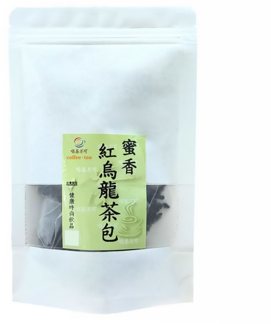 啡茶不可 蜜香紅烏龍茶包 茶湯濃醇甘甜 上班族健康無糖茶飲, 3.5g, 20包, 1袋