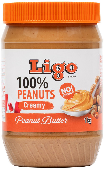 리고 100% 땅콩버터 크리미, 1kg, 1개