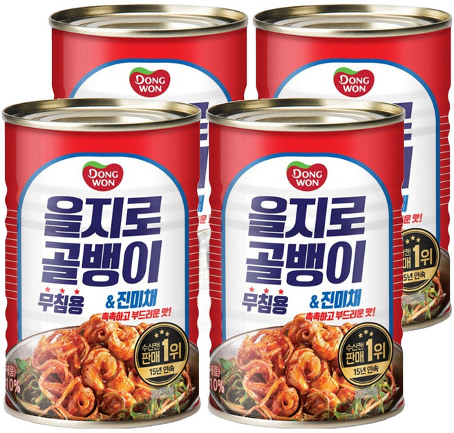 동원 을지로 골뱅이, 300g, 4개