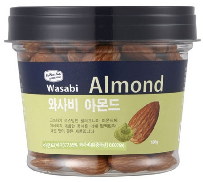 리치팜너트 와사비아몬드, 180g, 1개