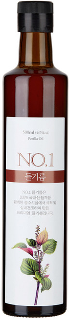 앤오일 국산 저온압착 들기름, 300ml, 1개