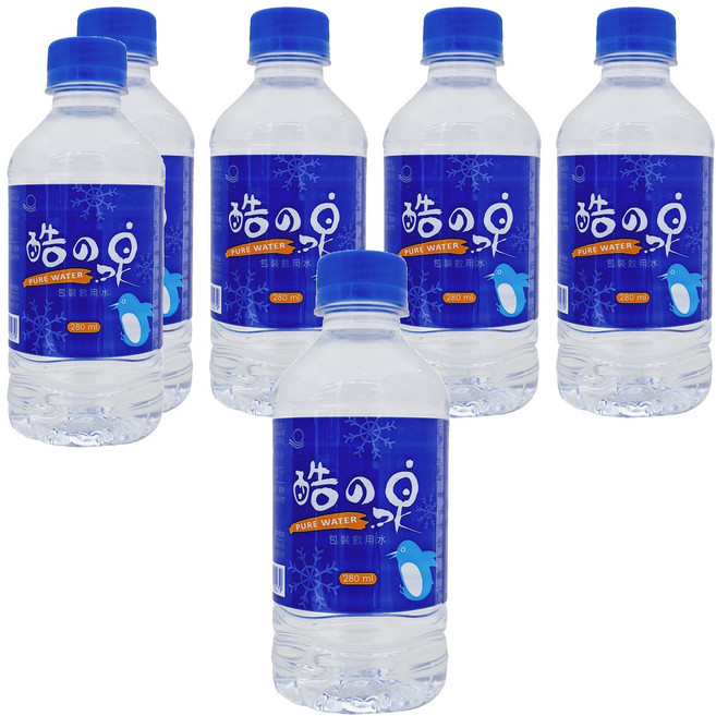 心一 酷之泉純水, 280ml, 6瓶