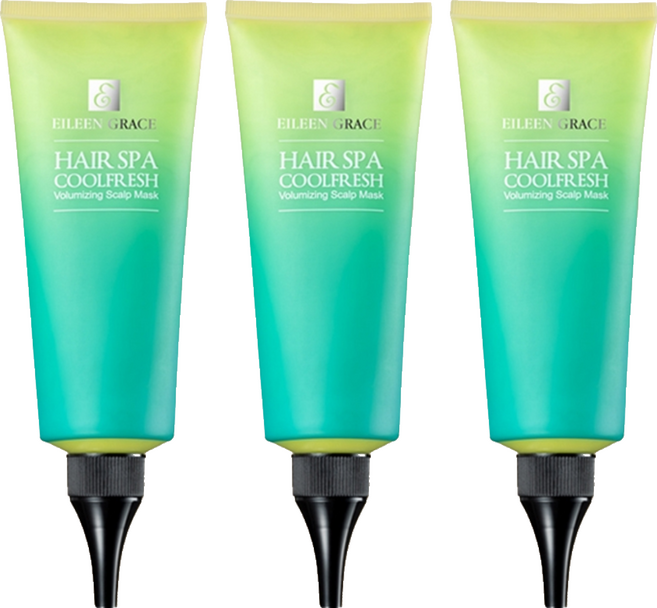 EILEEN GRACE 妍霓絲 HAIR SPA COOLFRESH 頭皮敷膜 150ml, 3條