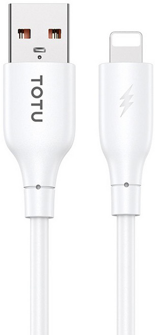TOTU 拓途 Type-C to Lightning 快充線 27W 1M, 白色, 1條