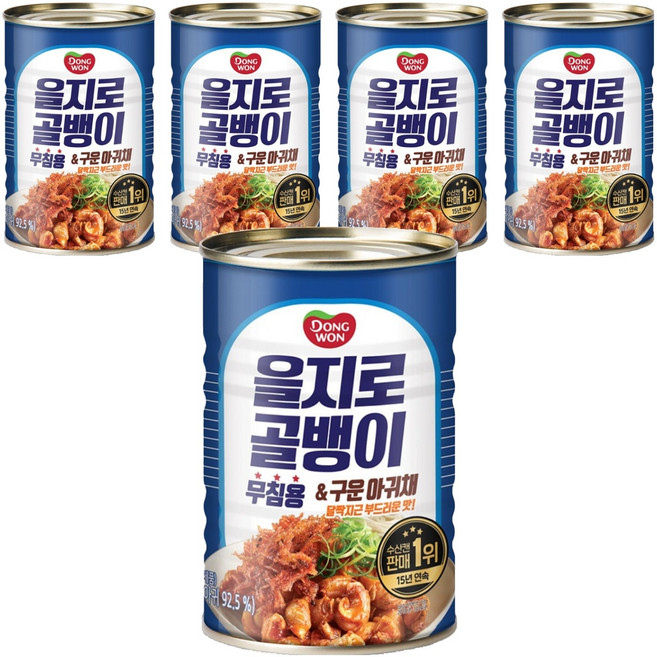 동원 을지로골뱅이 앤 구운아귀채, 300g, 5개