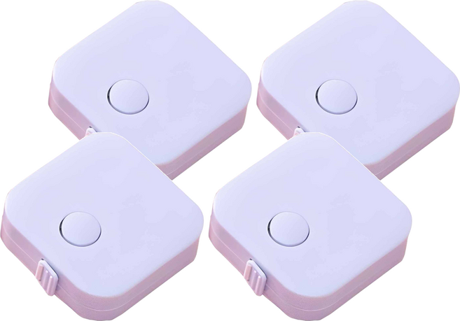 ICores 迷你雙面捲尺 顏色隨機, 1.5m, 4個