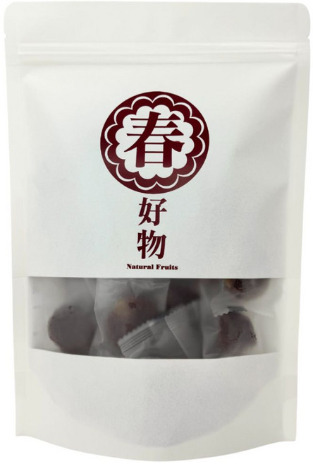 春哥好物 梅子夾蜜桃蜜餞 酸甜可口獨立包裝 台灣優質水果乾, 200g, 1袋