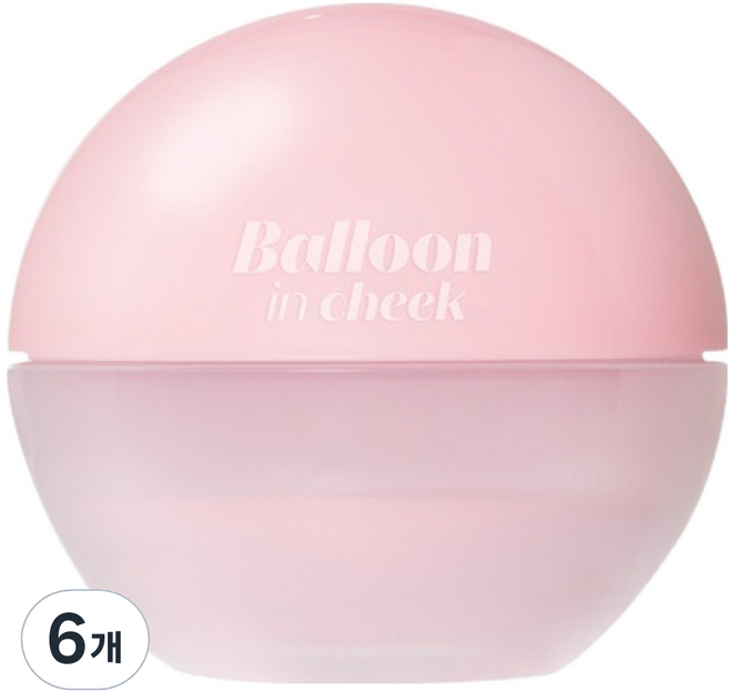 에뛰드 벌룬 인 치크 블러셔 6g, 캔디핑크, 6개