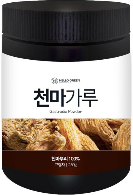 헬로우그린 국내산 프리미엄 분말 천마가루, 250g, 1개
