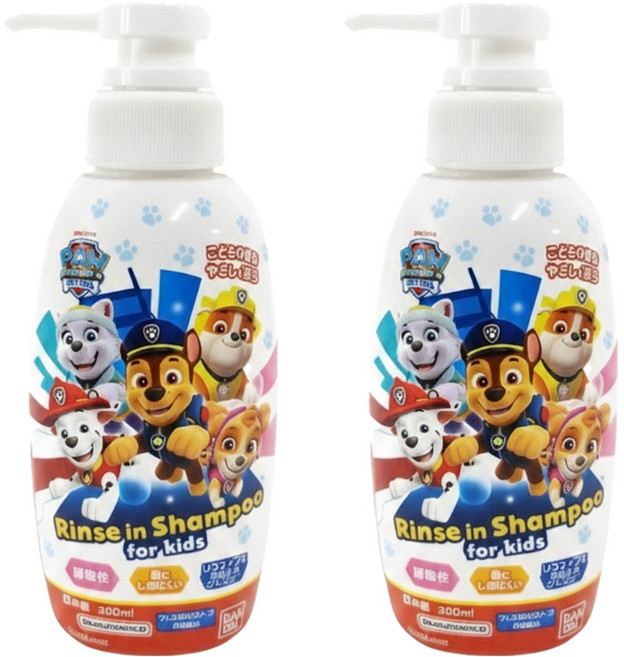 BANDAI 兒童洗髮精 汪汪隊立大功, 300ml, 2瓶