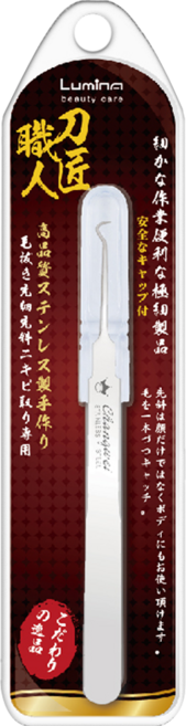 Lumina 露蜜 高精密彎粉刺夾, KC-266, 1個
