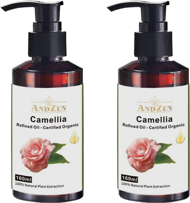 ANDZEN 安得仁 ACO有機保濕按摩基底油 山茶花油, 160ml, 2瓶