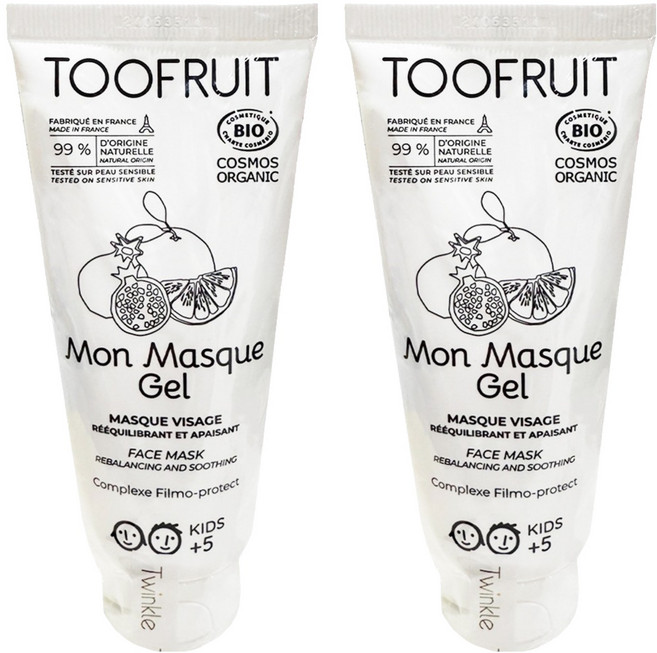 TOOFRUIT 果漾平衡舒緩面膜, 100ml, 2條