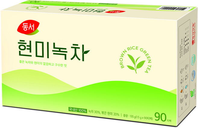 동서 현미녹차, 1.5g, 90개입, 1개