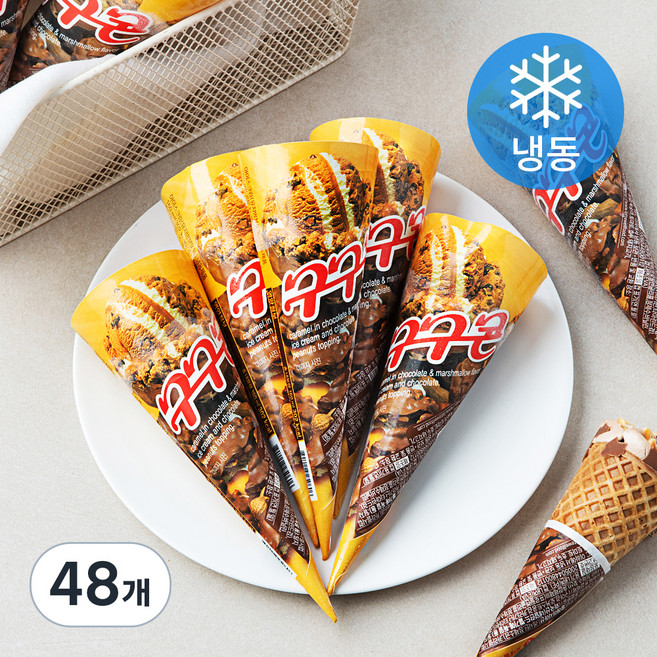 롯데웰푸드 구구콘 아이스크림 (냉동), 160ml, 1개입, 48개