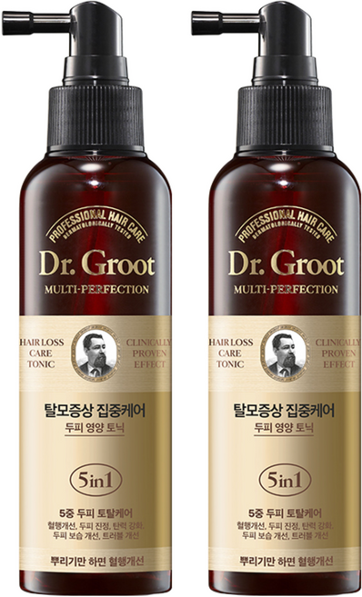 닥터그루트 멀티 퍼펙션 탈모케어 두피 영양 토닉, 150ml, 2개