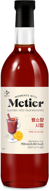 메티에 뱅쇼향 시럽, 1개, 750ml