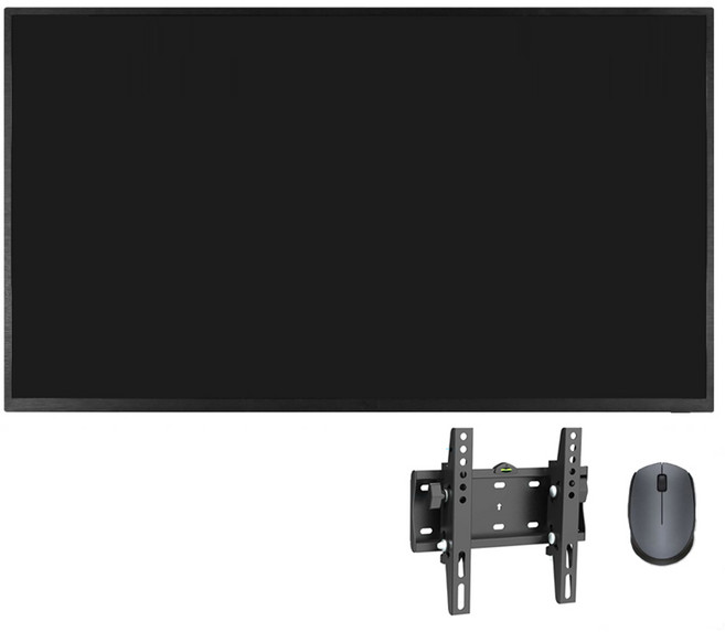 카멜 FHD 동영상 반복 재생 솔루션 DS 플레이어 모니터 + 무선마우스 + 벽걸이 각도조절 브라켓 세트 방문설치, 101.6cm, 모니터(CDS4010), 브라켓(WBT42E)