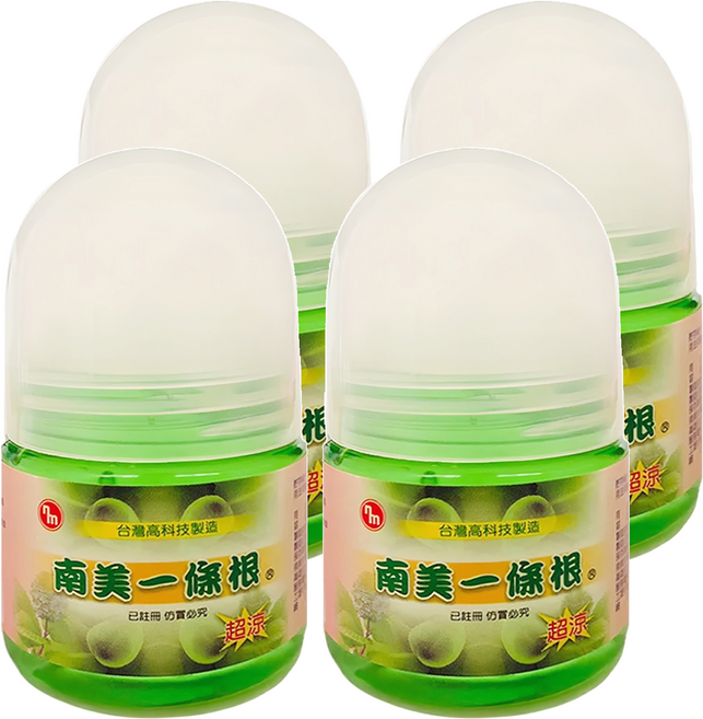 Nan Me Pharmaceutical 南美製藥 金門一條根精油滾珠(有盒), 1入, 4瓶