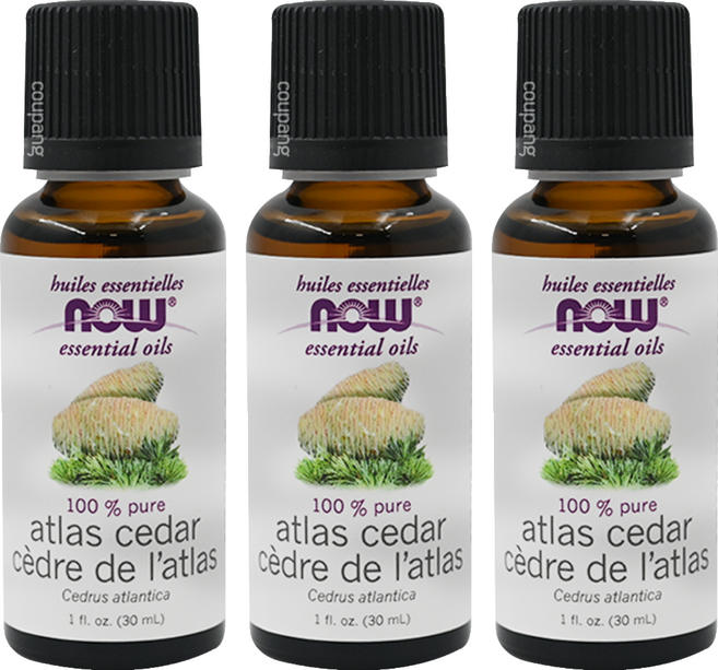 NOW Foods 純阿特拉斯雪精油, 30ml, 3瓶