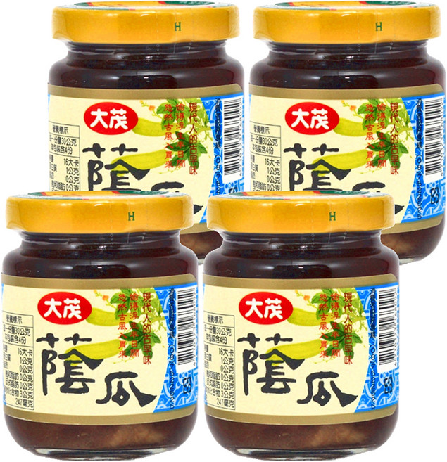 大茂 蔭瓜, 120g, 4罐
