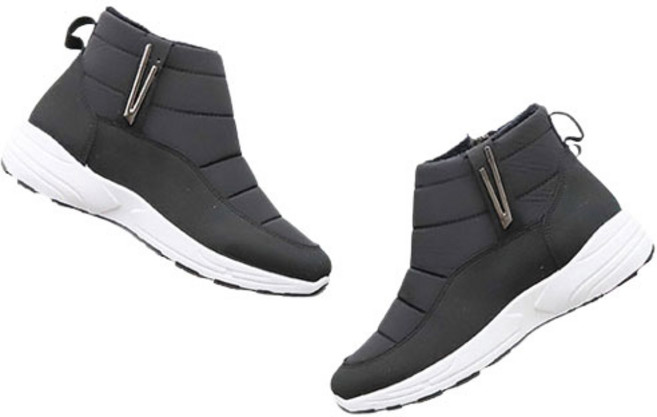 멜팅나인 여성용 털안감 패딩부츠 사이드지퍼 방한 슬립온 KY474